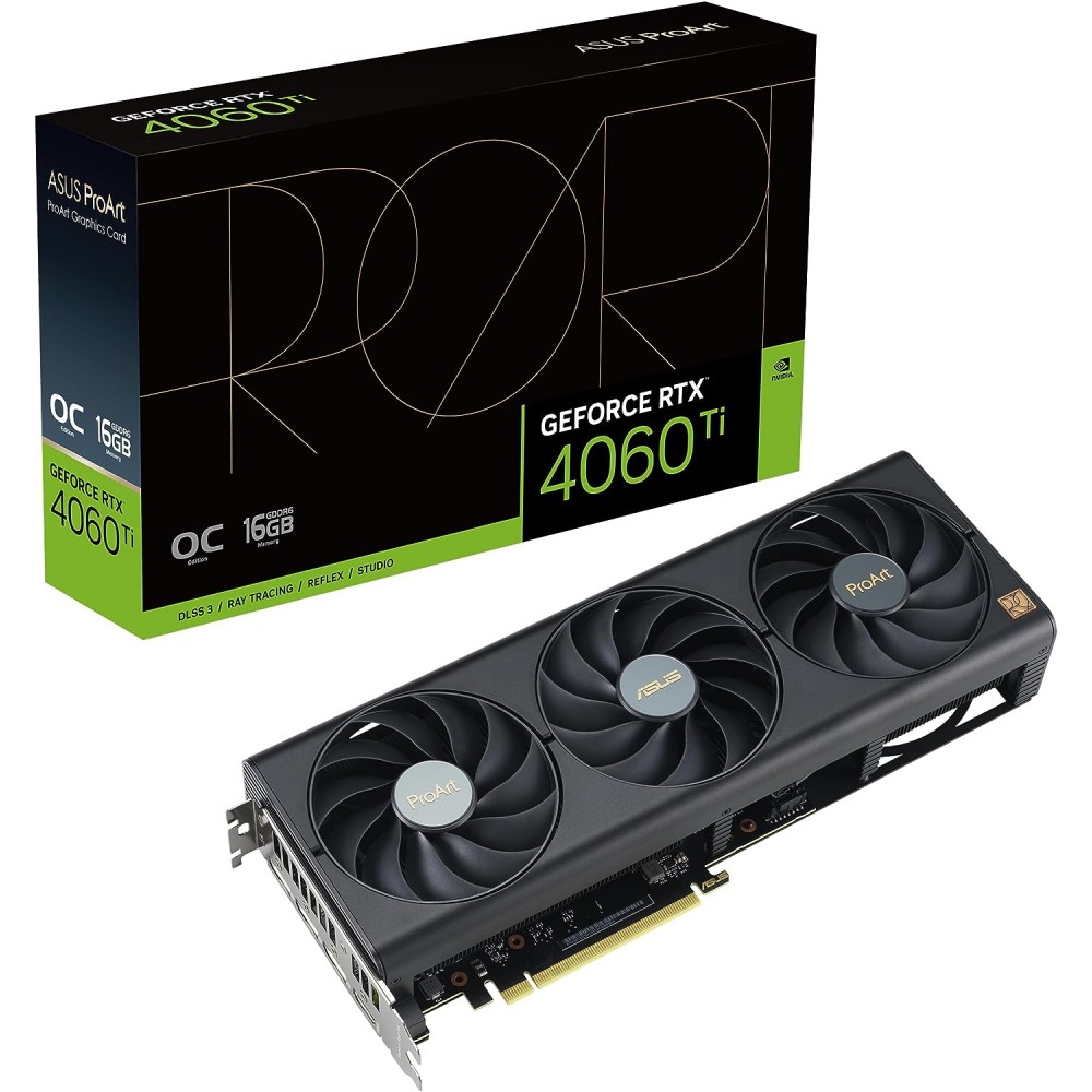 ASUS ProArt GeForce RTX™ 4060 Ti 16GB OC Edition GDDR6 Graphics